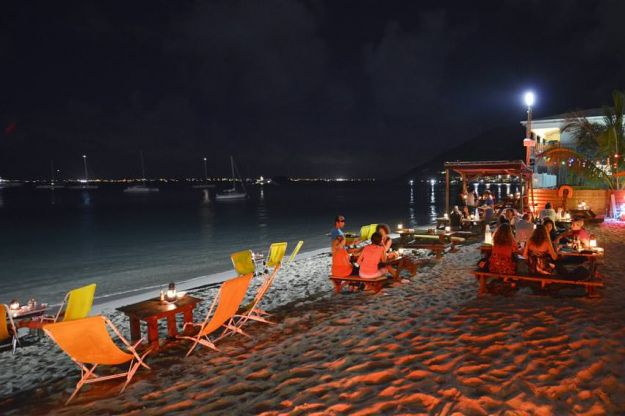 Grand Case Beach at Night