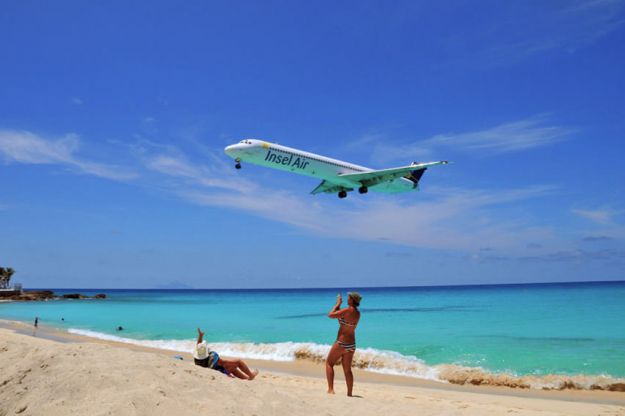 Maho Airport Beach